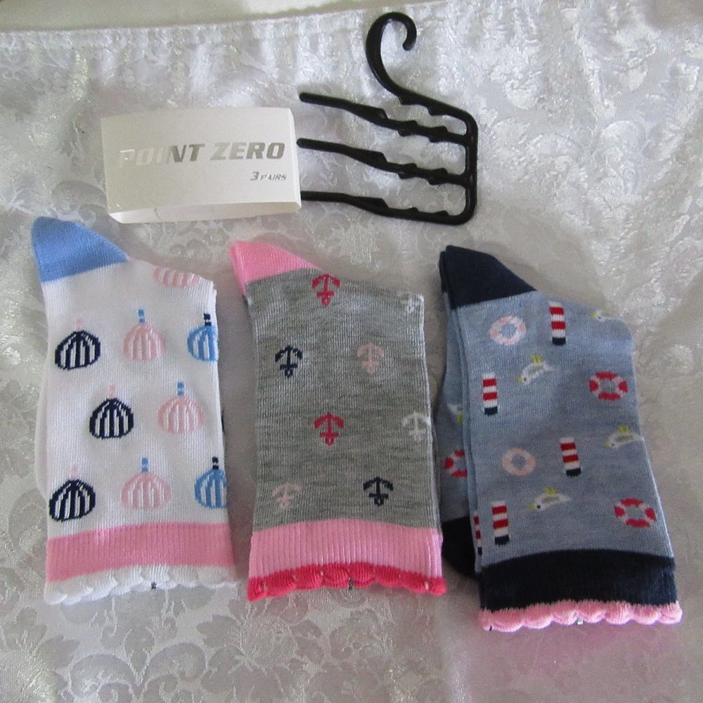 3 Pair Pack girls socks 5- 8